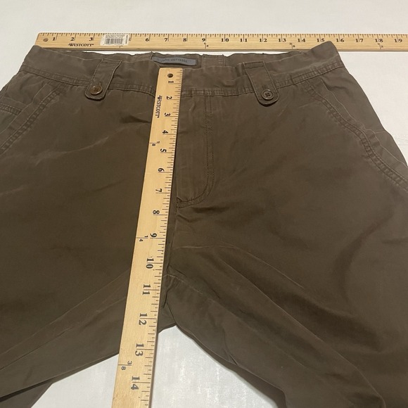 John Varvatos Pants Size 33 X 34.5 Tall Olive Brown Straight Leg Casual - Picture 4 of 7